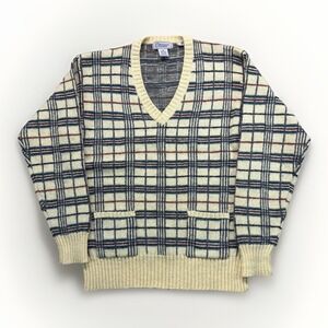 Vintage 90s Shetland 100% Pure Wool Sweater‎ Womens XL Corporate Woman